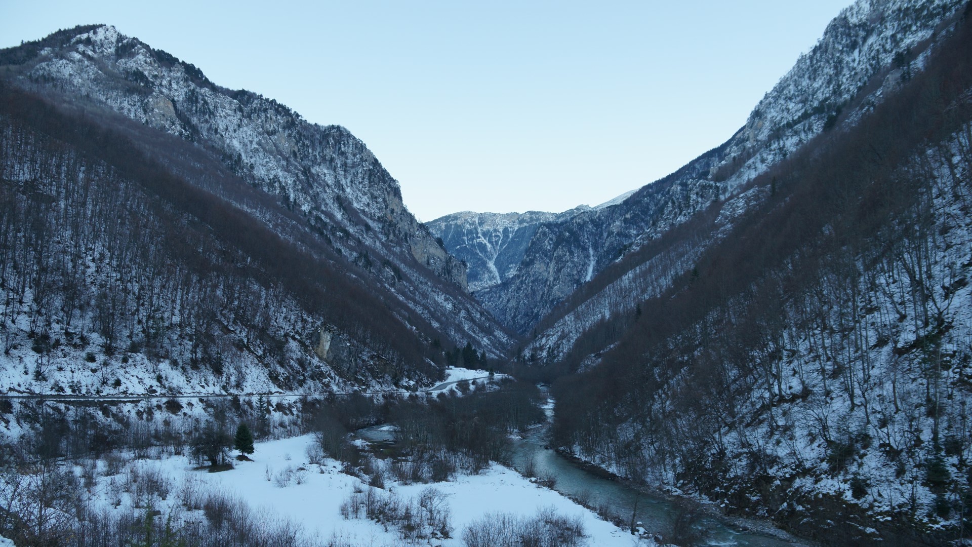 Bora Gryka e Rugovës në dimër