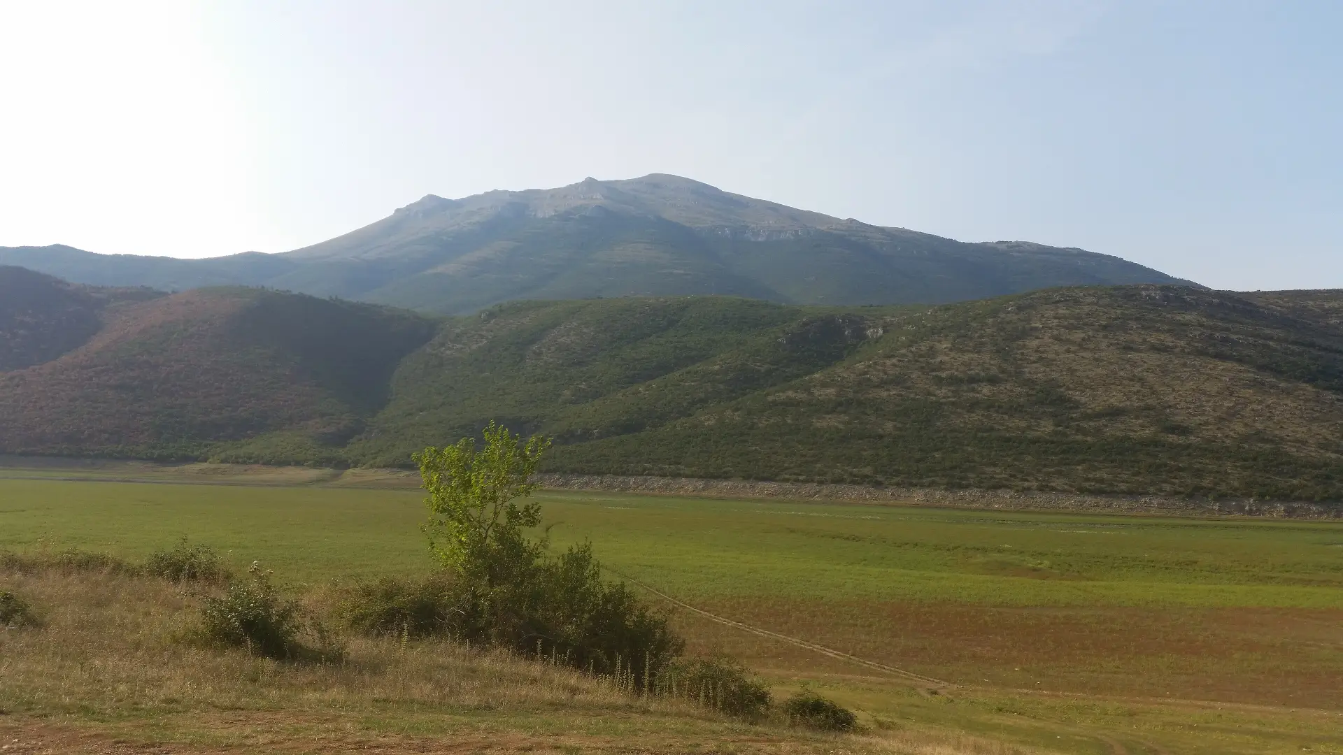 Liqeni i Vërmicës pas thatësirës pa ujë