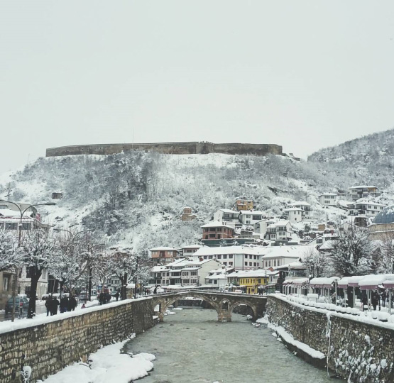 Kalaja e Prizrenit dimër